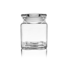 Dóza sklo víčko 0,95 l hranatá