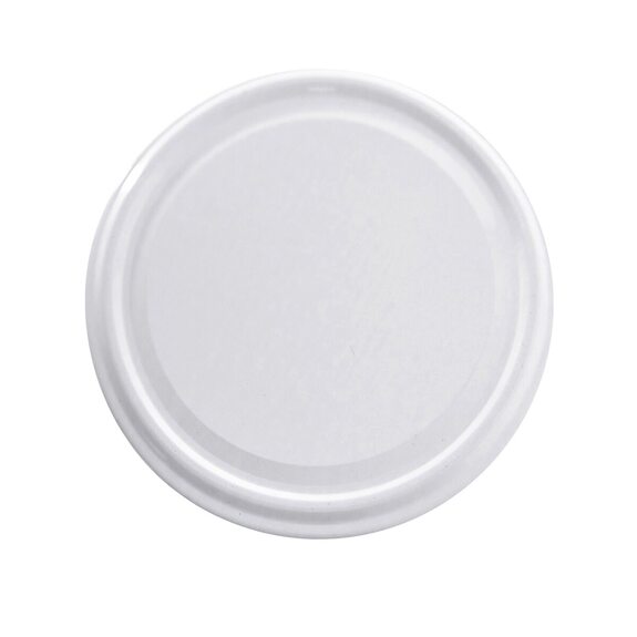 Víčko kov 82 bílá 10 ks