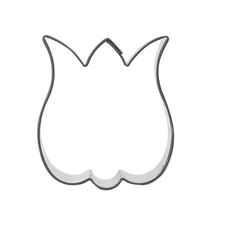 Vykrajovačka nerez tulipán