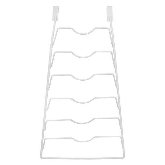 Stojan drát/UH na poklice a prkénka závěsný 6 pozic bílá