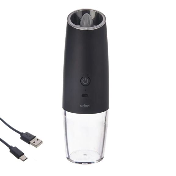 Mlýnek UH elektr. USB akumulátorový na koření s LED osv. v. 20 cm