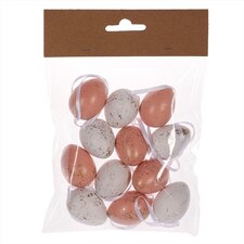 Vajíčko plastové, zlatě zdobené VEL7006