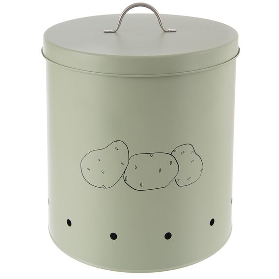 Dóza plech pr. 22,5 cm Brambory GREENISH