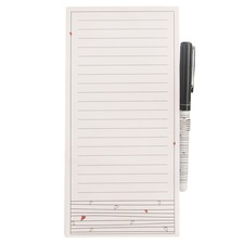 Blok s magnetem na lednici+pero SRDÍČKA