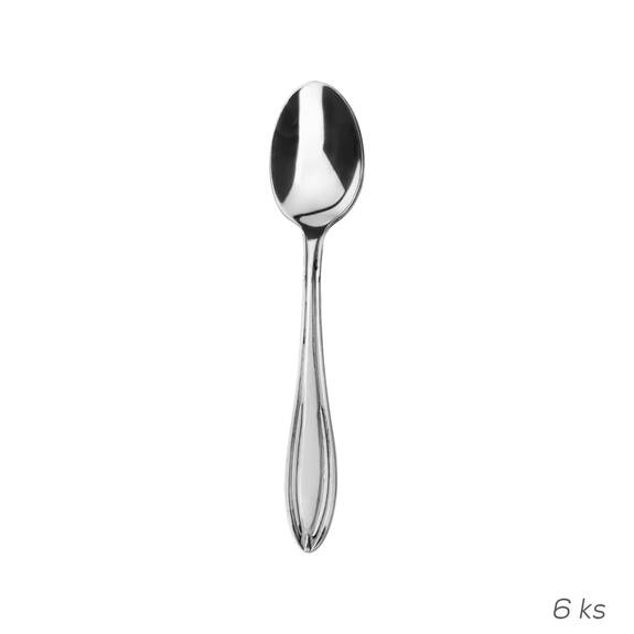 Lžička nerez mocca Conic 6 ks