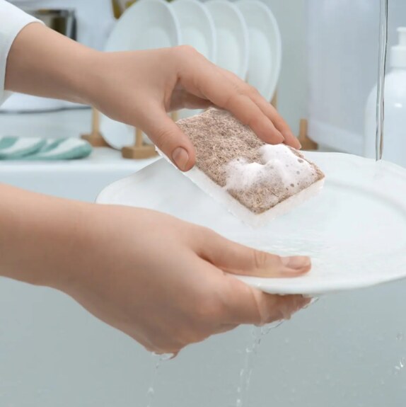 Houba na nádobí celulóza/sisal 2 ks EKO