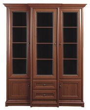 Vitrína KENT kaštan EREG 3w2s skla2x