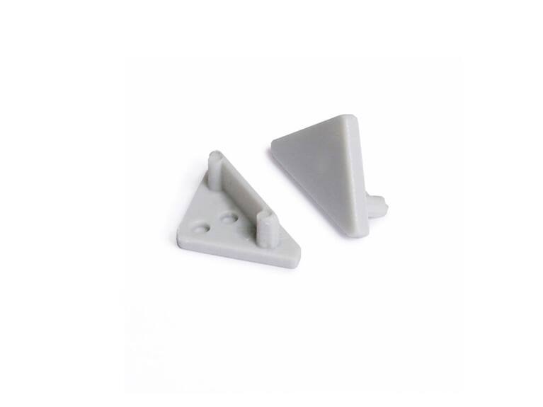 Koncovka WIRELI CABI12 šedá, pár