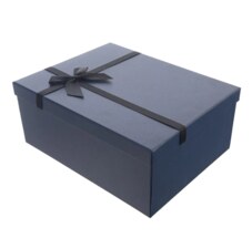 Krabice papír dárková 33x25x14 cm modrá