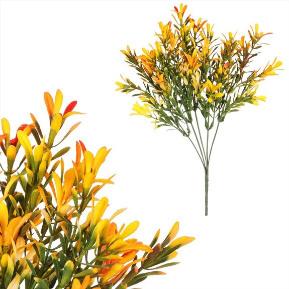 Buxus. Květina umělá plastová 6ks