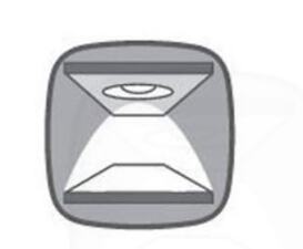 LED osvětlení ZELE do vitríny REG1W1D/90