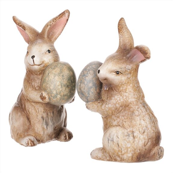 Zajíc s vajíčkem, keramický ALA810