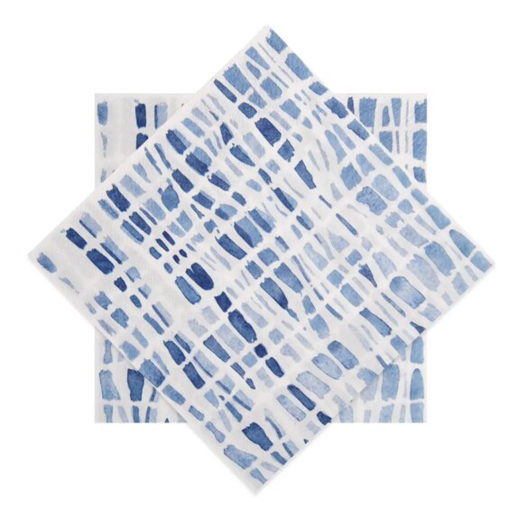 Ubrousek papír čáry 20 ks 33x33 cm