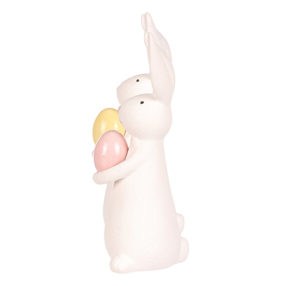 Zajíc s vajíčkem - porcelán, menší, mix 2 druhů, cena za 1 ks