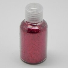 Glittry 40g červená