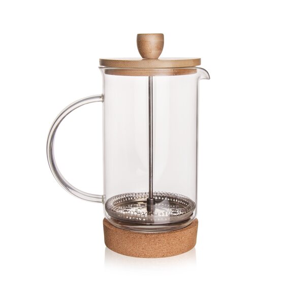 Konvice borosil. sklo/bambus french press Cork 0,4 l