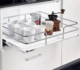 Plnovýsuvný koš Elegance s tlumeným dovřením