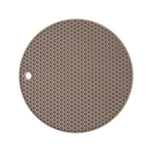 Podložka pod hrnec silikon pr. 17,8 cm káv. hnědá