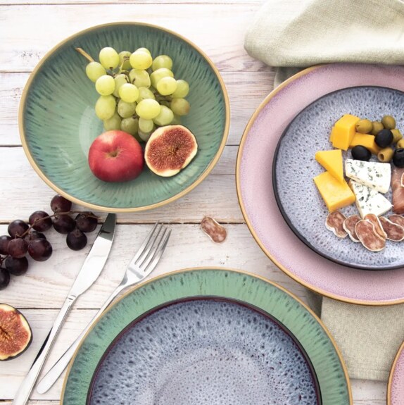 Talíř ker. hluboký GLAZE pr. 20,5 cm zelená