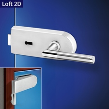 Luka Loft OV kování na skleněné dveře