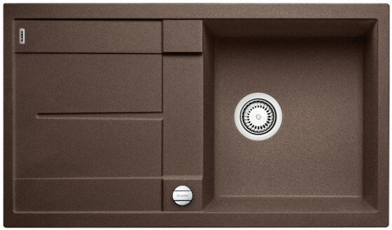 Dřez s odkapem BLANCO 515041 Dřez Metra 5 S s excentrem Silgranit PuraDur
