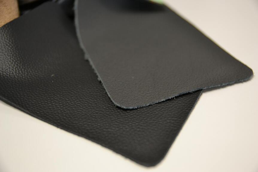 Kožená sedací souprava Endy pravá šedá