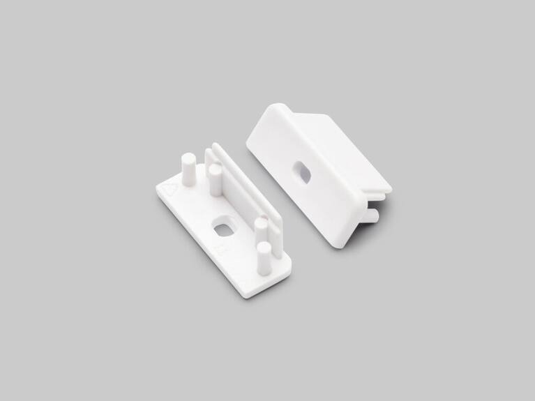 Koncovka WIRELI SURFACE14 bílá s otvorem, pár