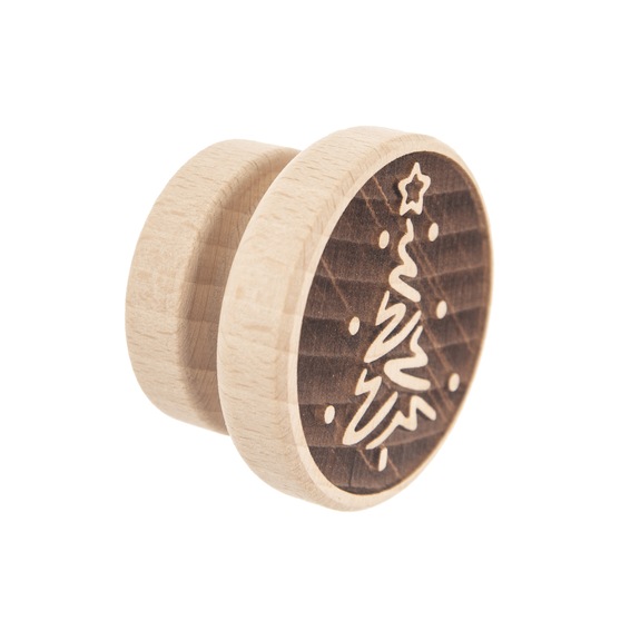 Razítko dřevo na těsto STROMEK