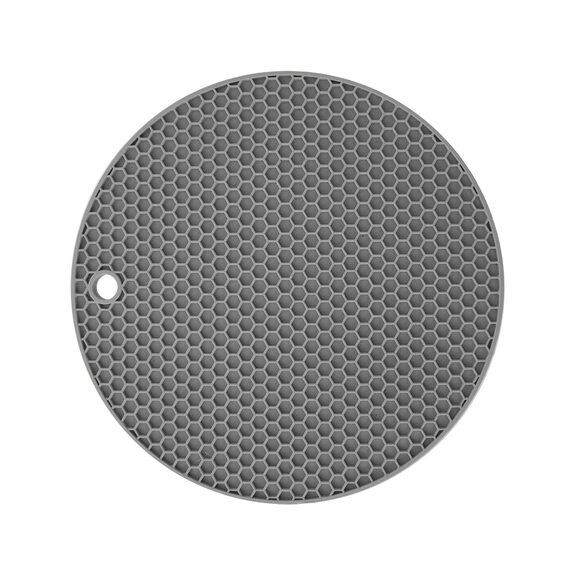 Podložka pod hrnec silikon pr. 17,8 cm šedá