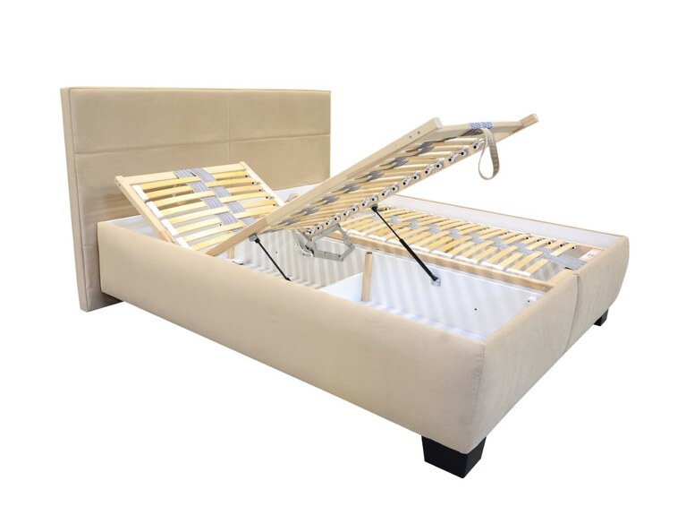 IDOLE LINE čalouněná postel 180, béžová