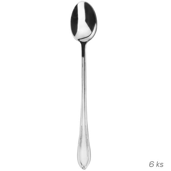 Lžička nerez koktejlová Conic 6 ks