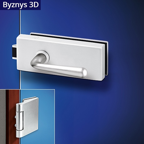 Charlie Byznys HR kování na skleněšné dveře