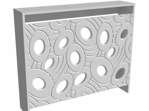 Kryt radiátoru GALAXY šířka 1300 mm