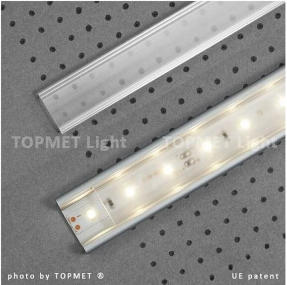 Difuzor WIRELI F KLIP ČIRÝ, 2m (metráž)