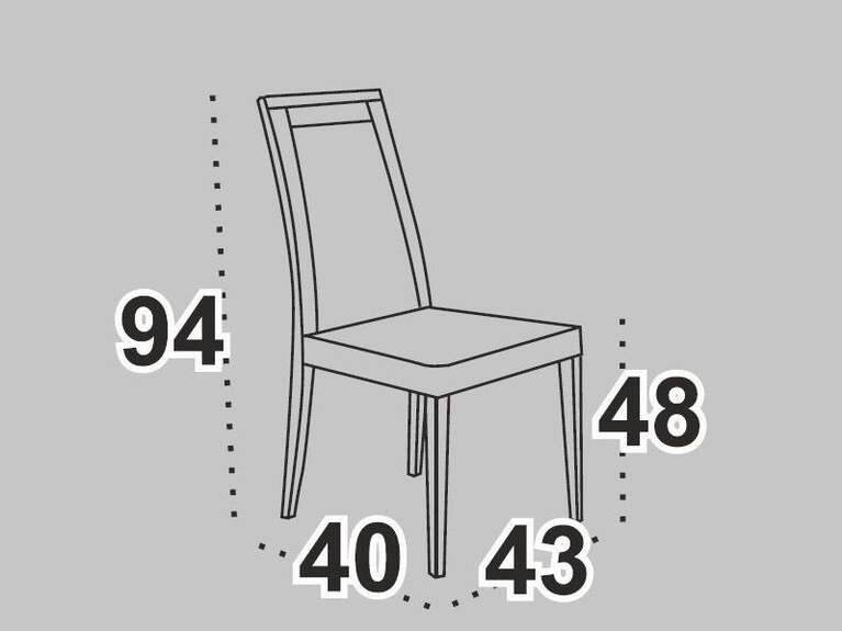 BOSANOVA 4D jídelní židle, olše