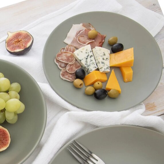 Talíř ker. dezertní pr. 20,5 cm zelená