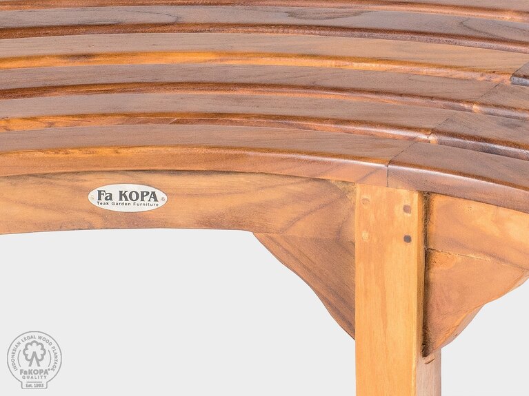 AGNES II - kruhová lavice bez zad