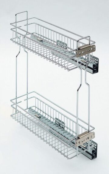 Plnovýsuvný dvojkoš boční Komfort s tlum. dovřením