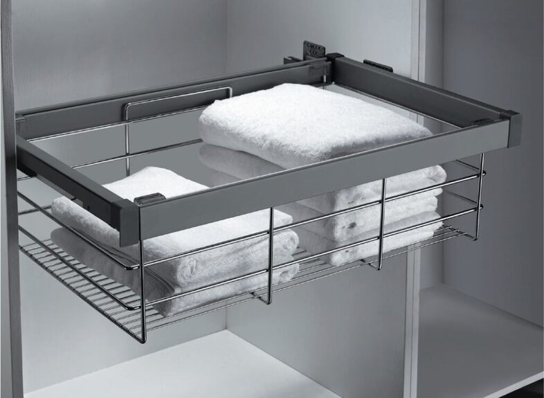 Úložný koš chrom