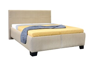 IDOLE LINE čalouněná postel 180, béžová