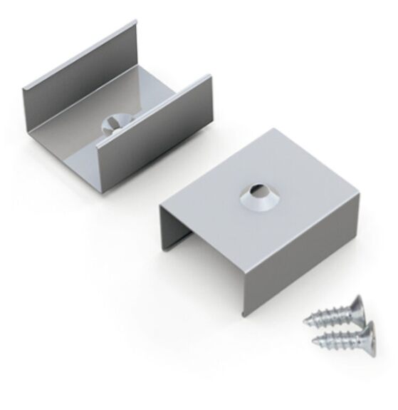 Montážní úchyt U4 kulatý otvor, nerez ocel, pár