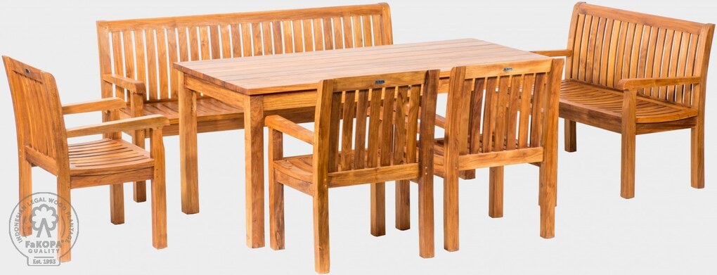 GIOVANNI SET II - sestava z teaku