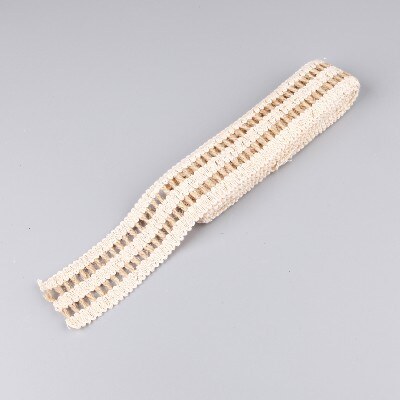 Stuha juta 4cm/200cm natural/bělený