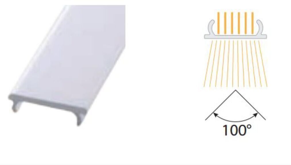 Difusor WIRELI - EDGE A a B OPAL 100° (metráž)