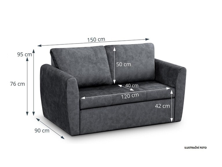 Rozkládací pohovka BEATRICE 150