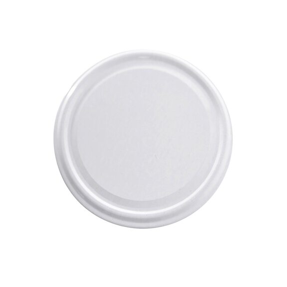 Víčko kov 66 bílá 10 ks