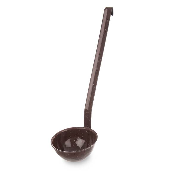 Naběračka smalt BROWN 33,5 cm, pr. 8 cm