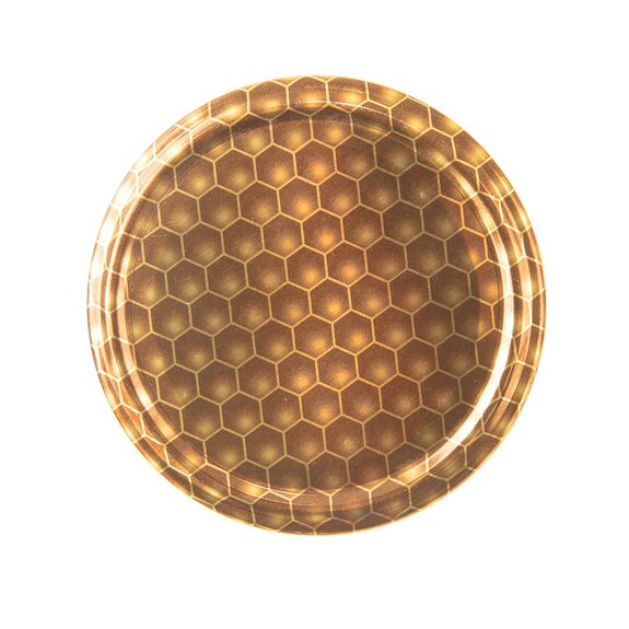 Víčko kov Twist 82 včelí plástev 10 ks