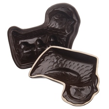 Forma keramika+víko slepička 17x13 cm