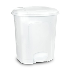 Koš odp. UH s pedálem 11,5 l bílá